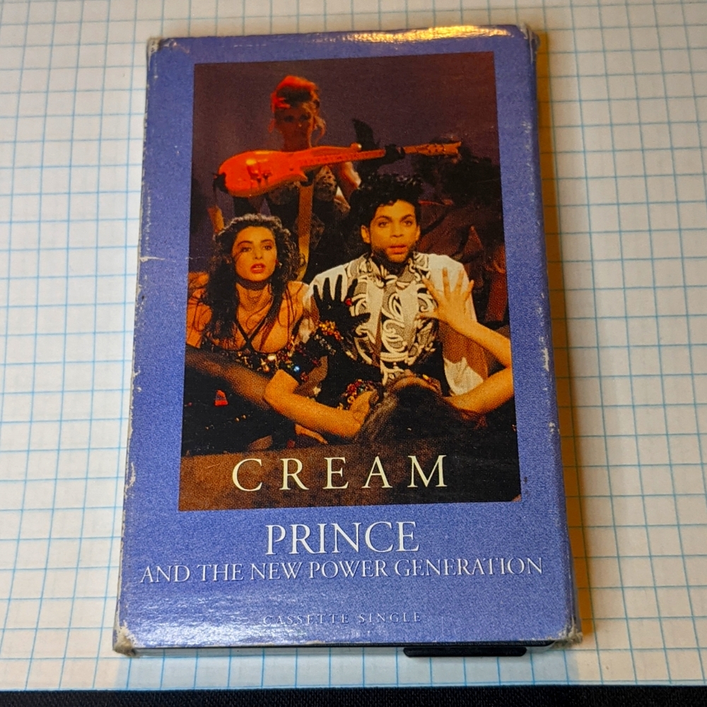 Prince Cream single cassette tape